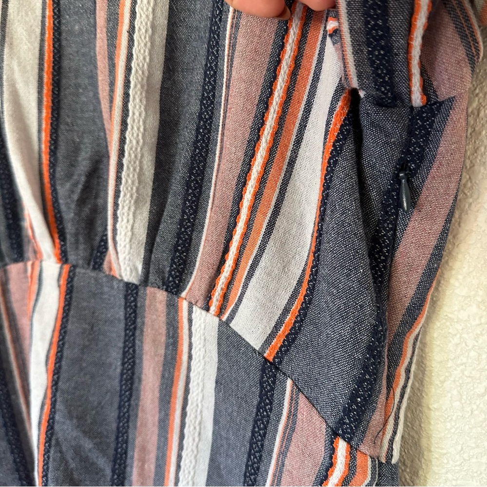Orange Creek Multicolor Striped Blouse - Picture 7 of 11